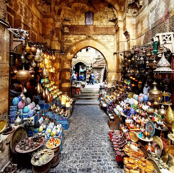 Khan El-Khalili Bazaar - Cairo, Egypt