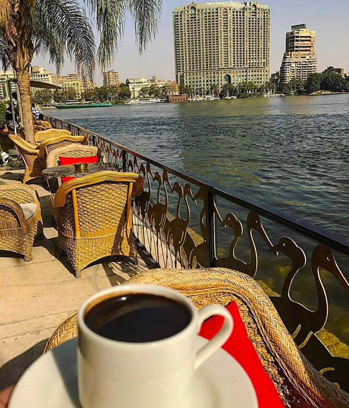 Nile River Cafe Cairo, Egypt